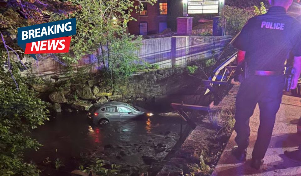 Car Crashes Into Beaver Brook in Dracut, Leaving Two Women Injured