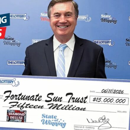 One Scratch Ticket, $15 Million Jackpot: Massive Lottery Win Stuns Massachusetts Town
