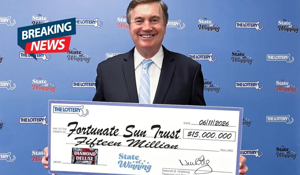 One Scratch Ticket, $15 Million Jackpot: Massive Lottery Win Stuns Massachusetts Town