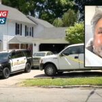 'Things got ugly': Witness seeing trail of blood leads to shocking discovery that man stabbed his estranged wife to death and then tried to kill himself: Police