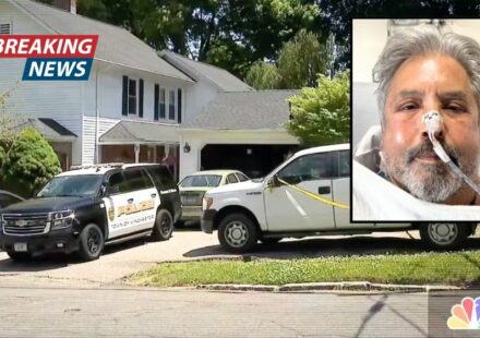 'Things got ugly': Witness seeing trail of blood leads to shocking discovery that man stabbed his estranged wife to death and then tried to kill himself: Police