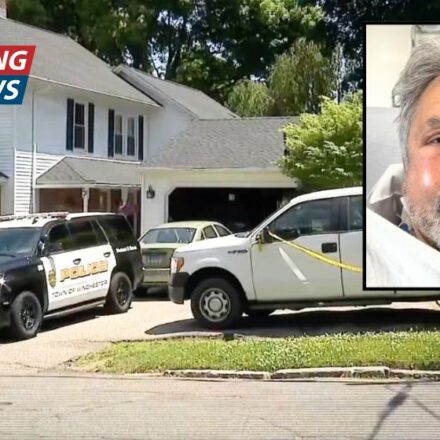 'Things got ugly': Witness seeing trail of blood leads to shocking discovery that man stabbed his estranged wife to death and then tried to kill himself: Police