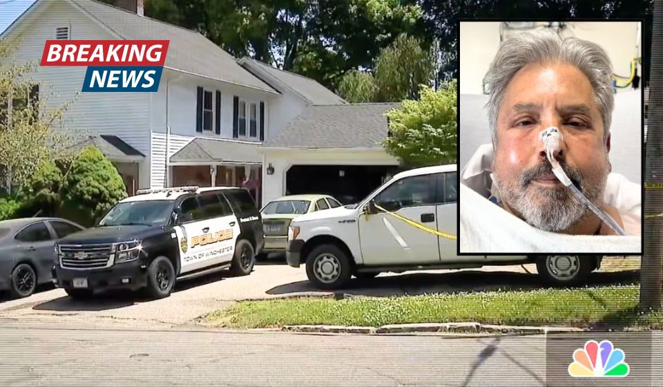 'Things got ugly': Witness seeing trail of blood leads to shocking discovery that man stabbed his estranged wife to death and then tried to kill himself: Police