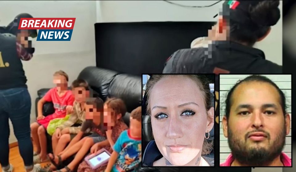 Pregnant mom found in ditch with her 'head bashed in' after leaving country with her 7 children and their dad, who is suspected of brutally killing her: Family