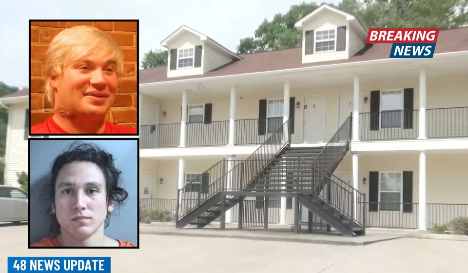 Man cooking steaks and watching TV with new friend suddenly has his throat brutally slit and is stabbed 20 times in the back, police say