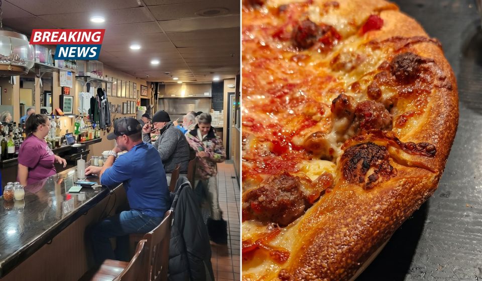 This Massachusetts No-Frills Pizzeria Serves Unbelievably Good Thin-Crust Pizza In A Classic Old-School Room