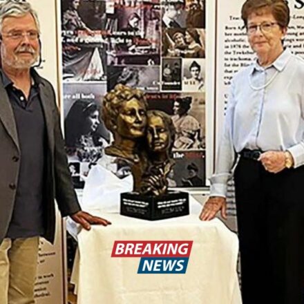 Historic Anne Sullivan and Helen Keller statue unveiled to Tewksbury