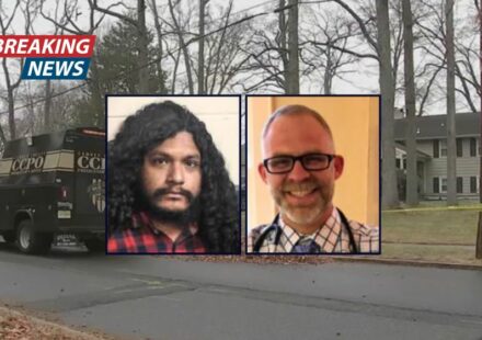 Teen finds his veterinarian dad stabbed in the head on their front lawn by man who brutally killed him out of jealousy