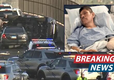 Hardworking Dad Loses Hand in Horrific Freeway Crash After Alleged Drunk Driver Slammed Into Him on Way to Work