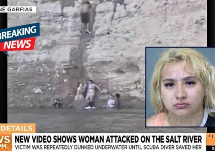I thought this could be it": Swimmer nearly drowns after stranger violently holds her underwater during cliff dive, nephew watches in horror, police say