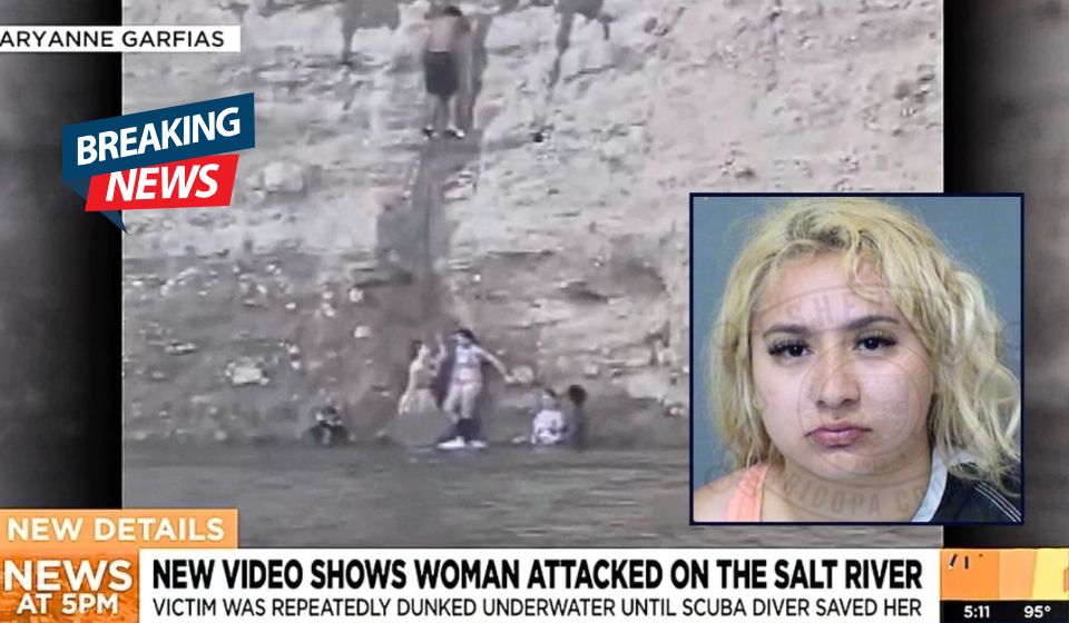 I thought this could be it": Swimmer nearly drowns after stranger violently holds her underwater during cliff dive, nephew watches in horror, police say