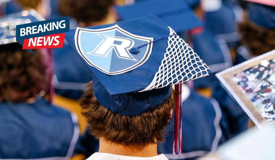 North Middlesex grads toss their caps in celebration