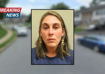 'Indentation in the wall': Woman pushed her 63-year-old mother down a staircase to her death during shocking argument, cops say