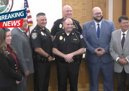 Burlington Police Promote Three Officers and Welcome Five More to the Department