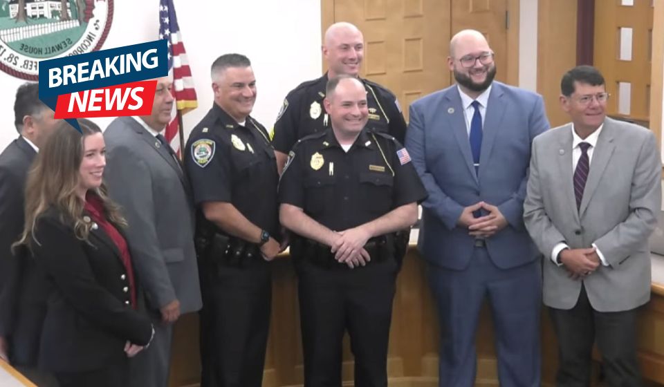 Burlington Police Promote Three Officers and Welcome Five More to the Department
